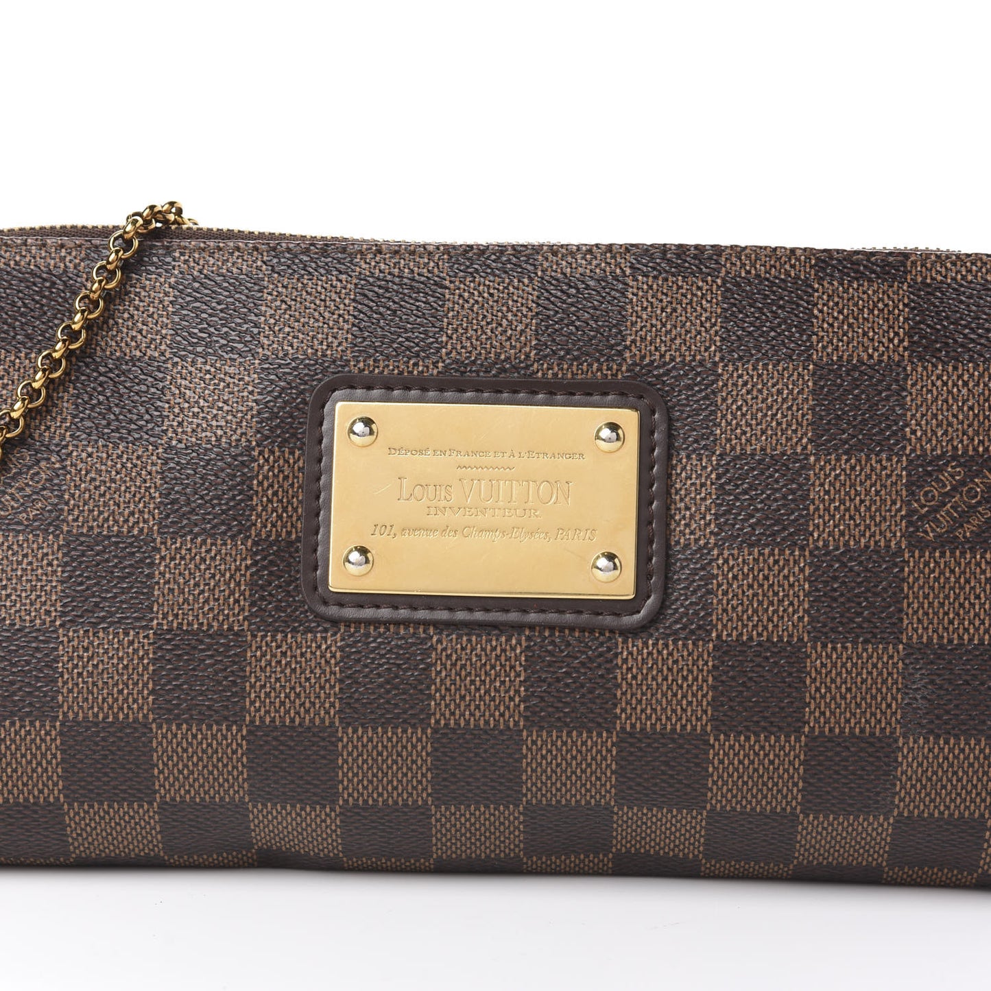 Damier Ebene Eva Clutch