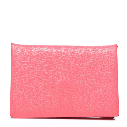 Hermes Chevre Mysore Calvi Card Case Rose Azalee 1 of 8
