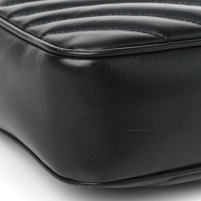 Saint Laurent Calfskin Matelasse Monogram Lou Camera Bag Black 7 of 10