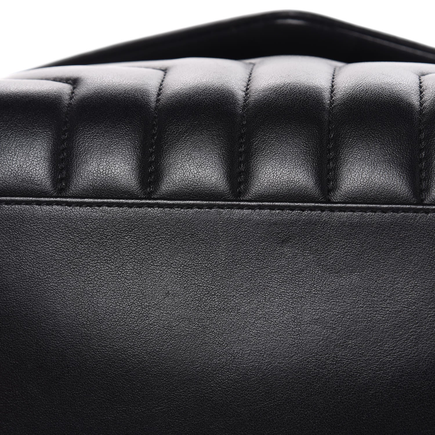 Saint Laurent Calfskin Y Quilted Monogram Medium Loulou Chain Satchel Black 10 of 11