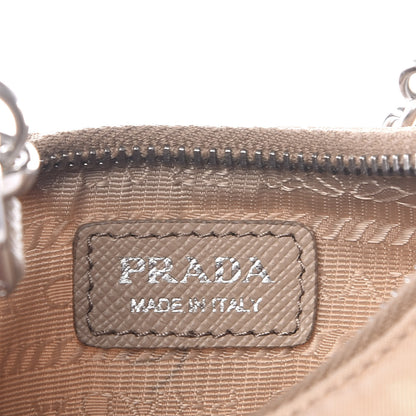 Prada Tessuto Nylon Saffiano Mini Re-Edition 2000 Shoulder Bag Cammeo 5 of 9