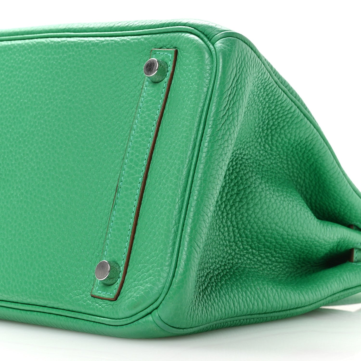 Hermes Taurillon Clemence Birkin 30 Menthe 10 of 10