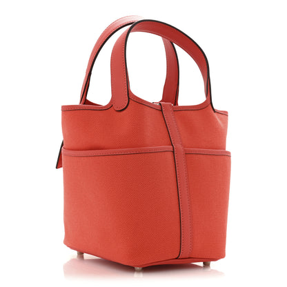 Hermes Toile Goeland Swift Cargo Picotin Lock 18 Orange Field 3 of 10