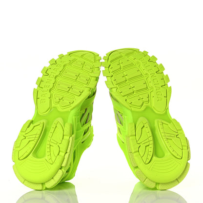 Balenciaga Rubber Mesh Monocolor Mens Track.2 Open Sneakers 41 Fluo Yellow 6 of 9