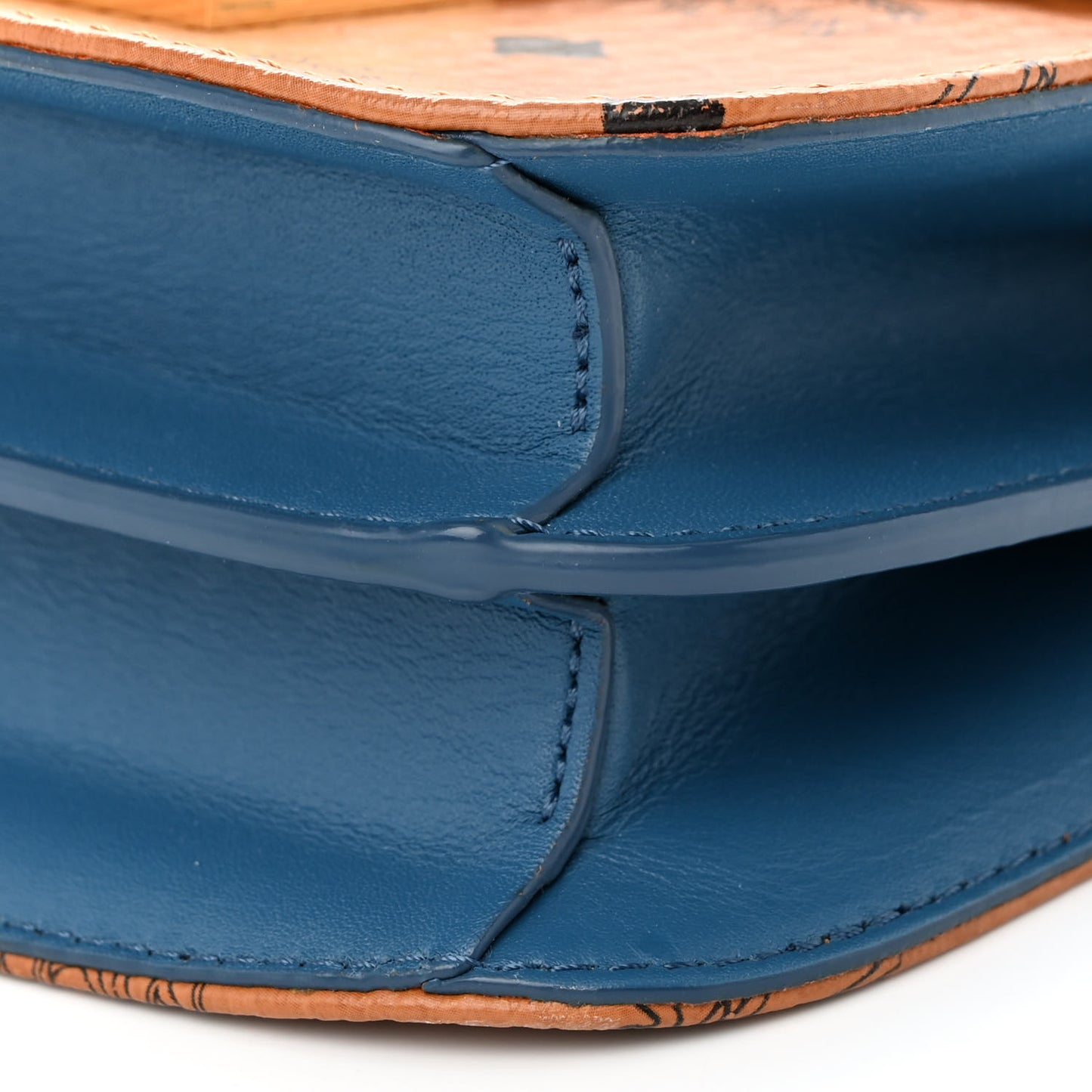 Visetos Mini Patricia Shoulder Bag Cognac Blue