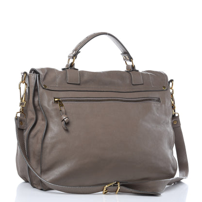 Proenza Schouler Lambskin Large PS1 Satchel Smoke 3 of 16