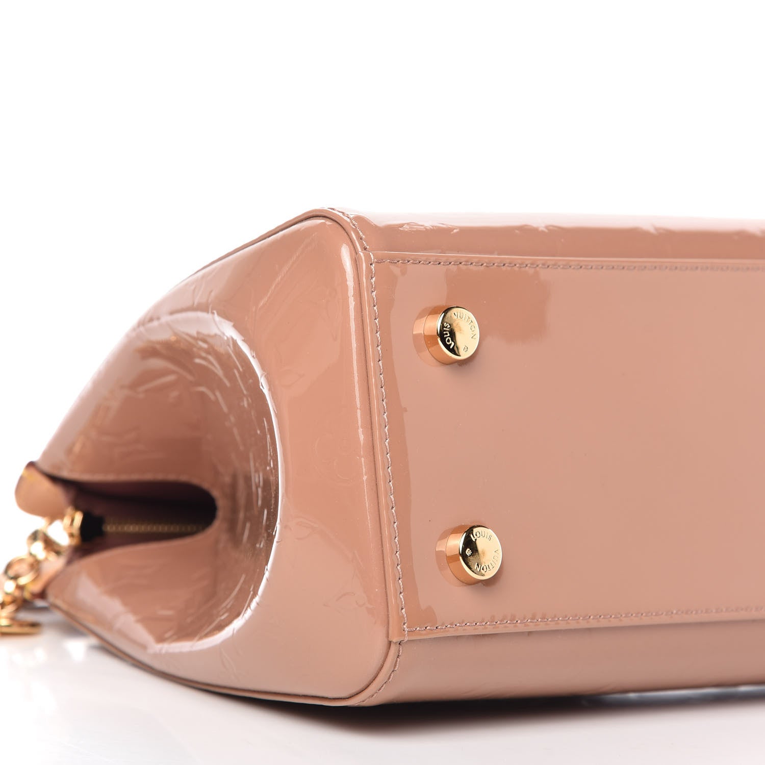 Louis Vuitton Vernis Brea MM Rose Velours 6 of 9