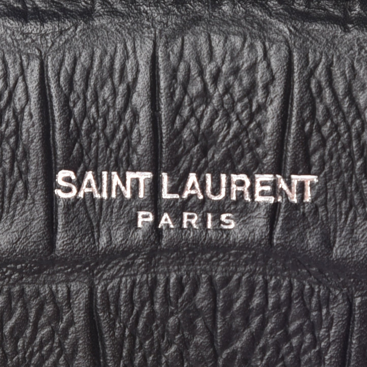 Calfskin Crocodile Embossed Small Sac de Jour Black