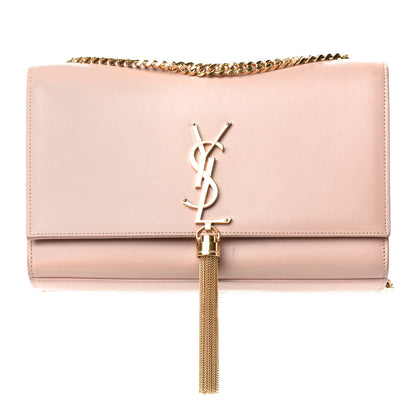 Saint Laurent Smooth Calfskin Medium Classic Monogram Kate Tassel Satchel Pink 1 of 10