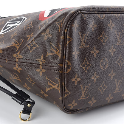 Louis Vuitton Monogram World Tour Neverfull MM 10 of 12
