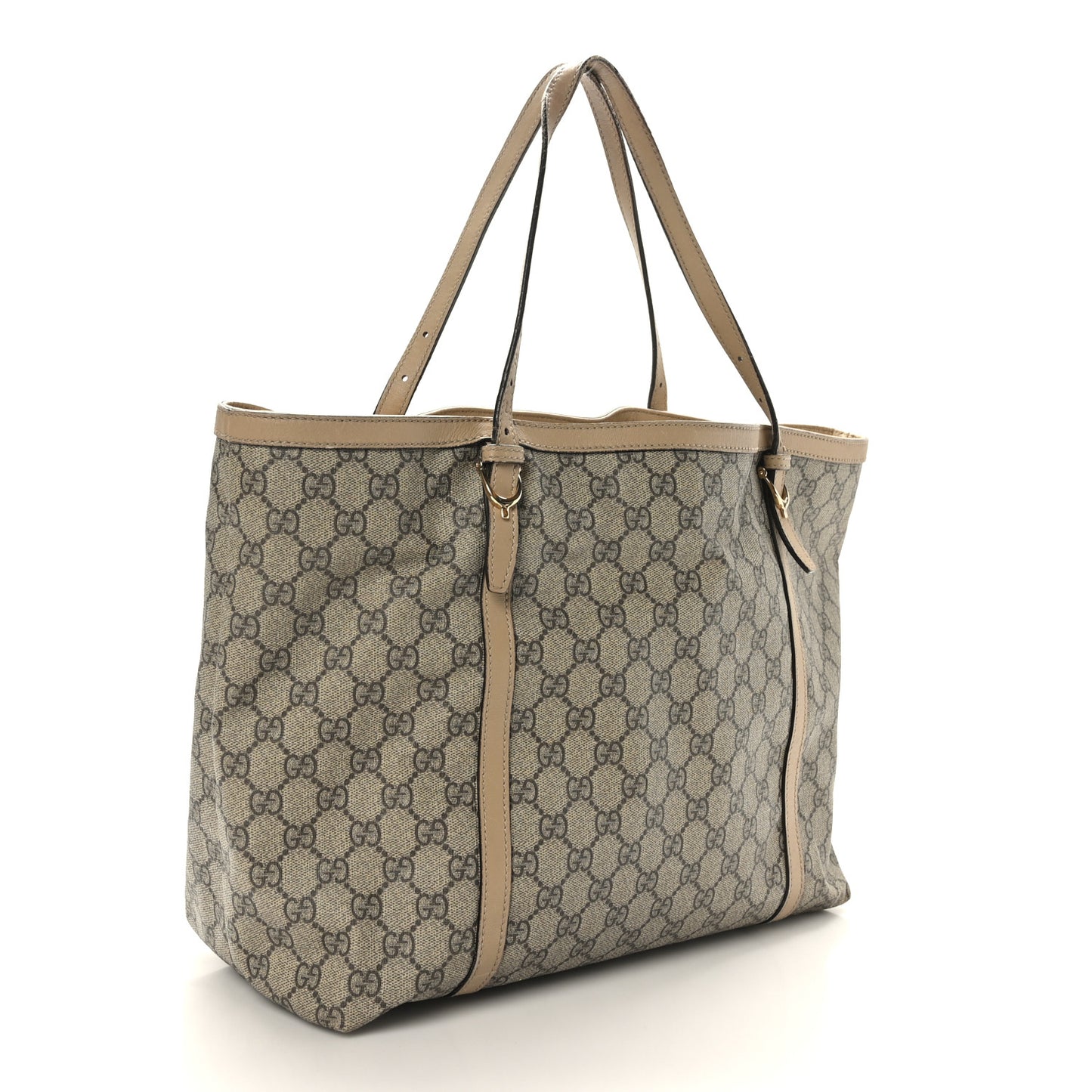GG Supreme Monogram Medium Nice Tote Beige