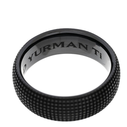 David Yurman Black Titanium 8mm Sky Band Ring 62 10 5 of 6