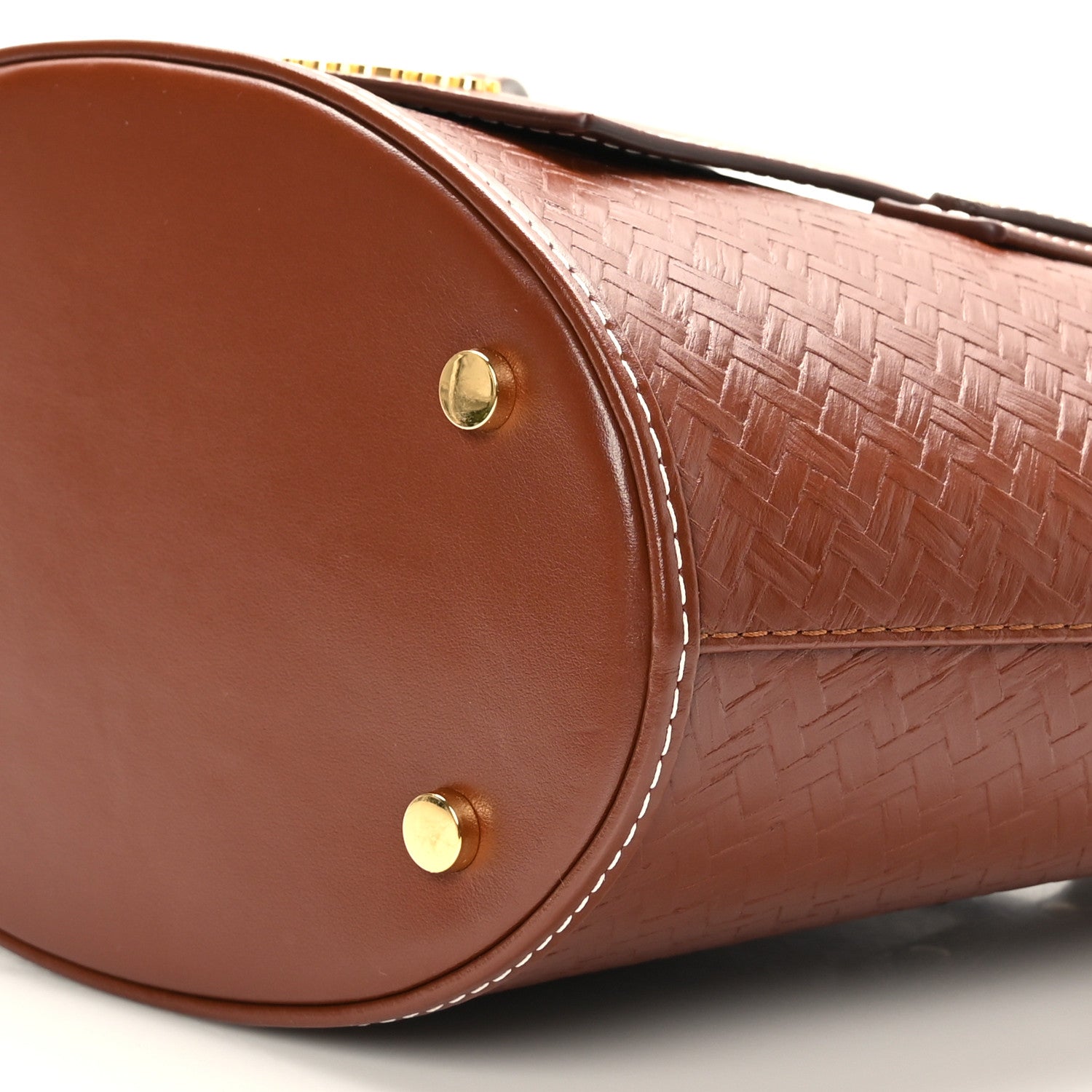 Jacquemus Weave Embossed Calfskin Le Petit Panier Soli Cuir 8 of 9