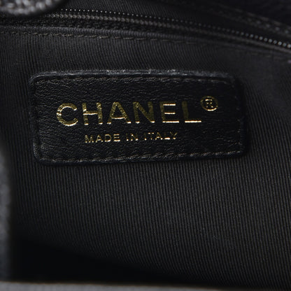Chanel Caviar Quilted Petit Shopping Tote PST Black 6 of 13
