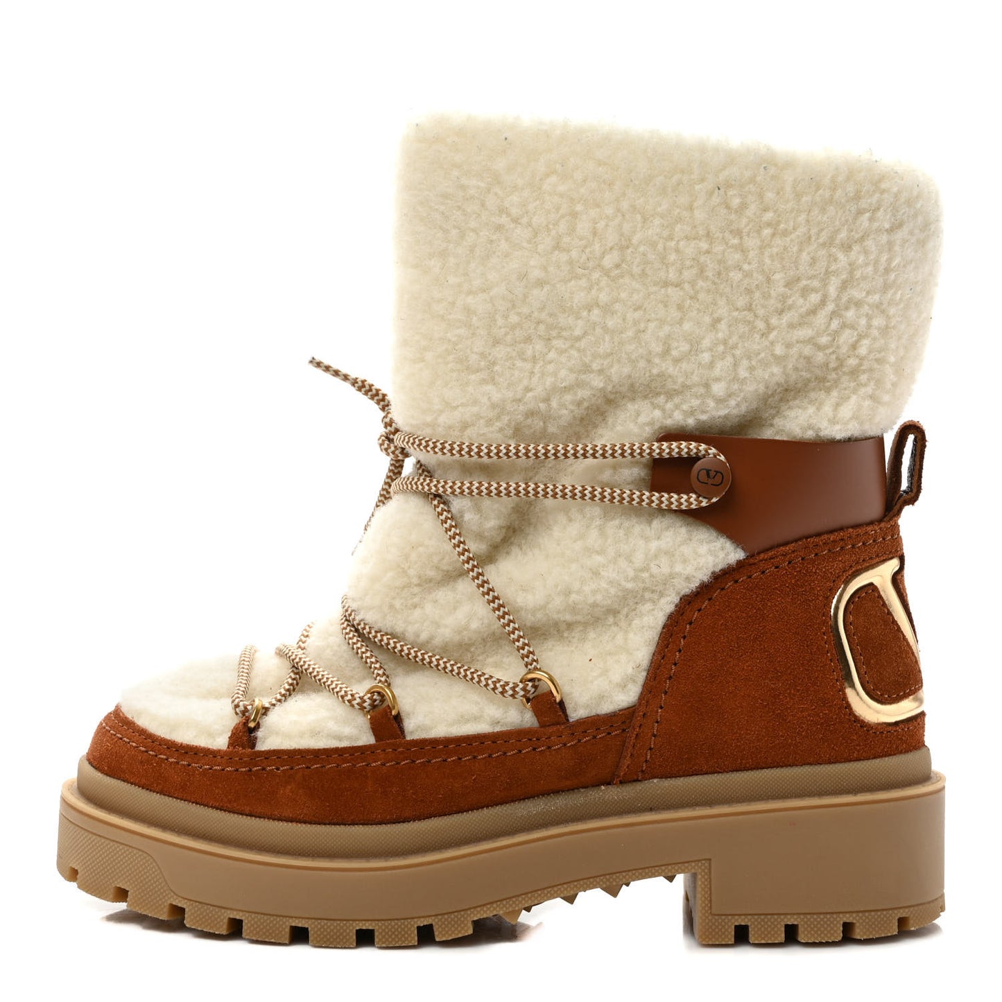 Suede Shearling Vlogo Trekkgirl 25/40mm Boots 38 Selleria