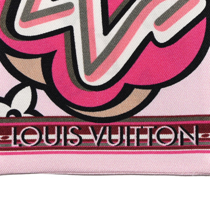Louis Vuitton Silk Monogram Street Bandeau Rose 3 of 3