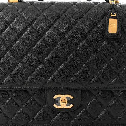 Chanel Caviar Quilted School Memory Backpack Black 8 of 10