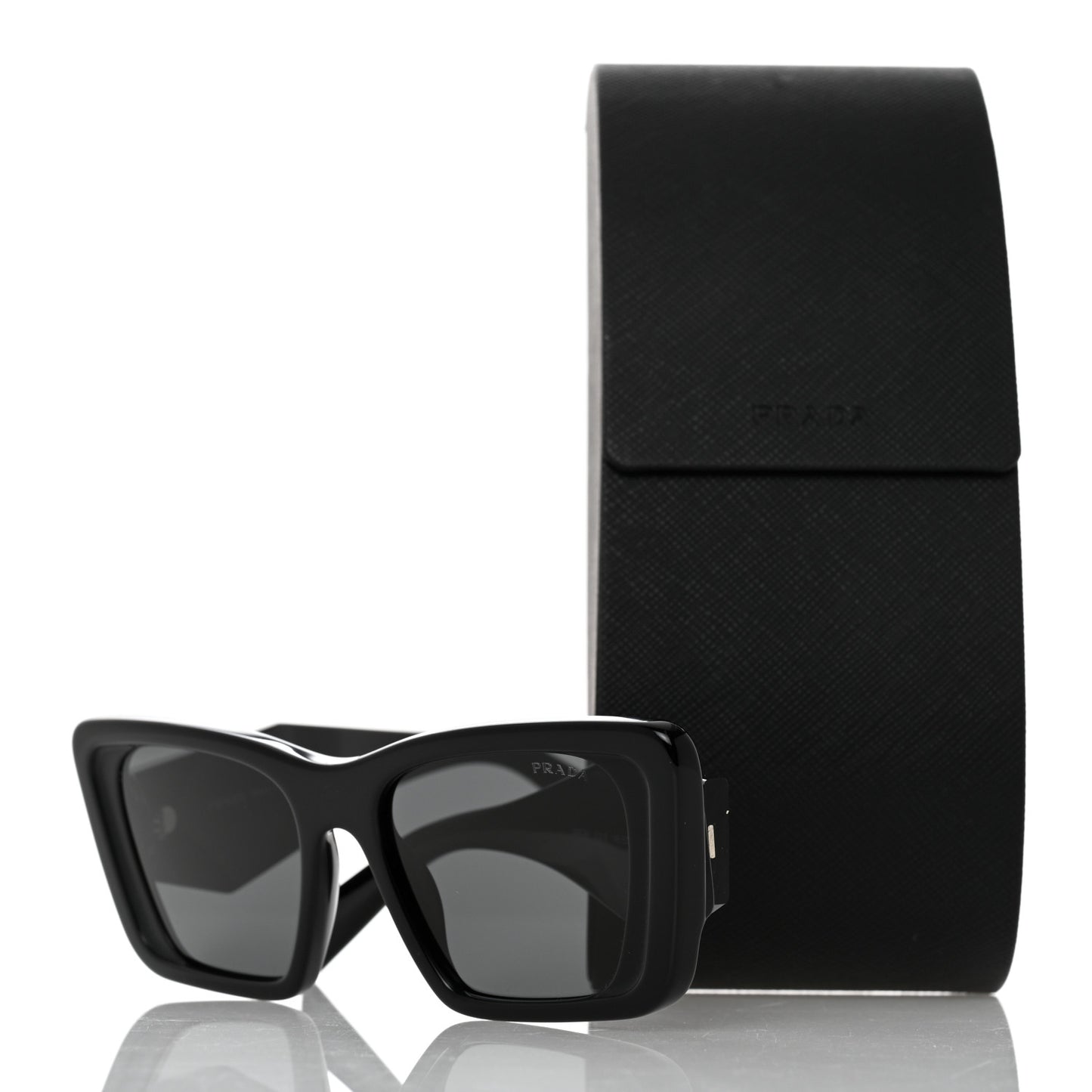 Acetate Symbole Sunglasses SPR 08Y Black
