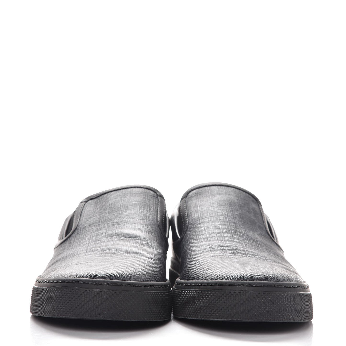 GG Supreme Monogram Mens Slip On Sneaker 6 Black