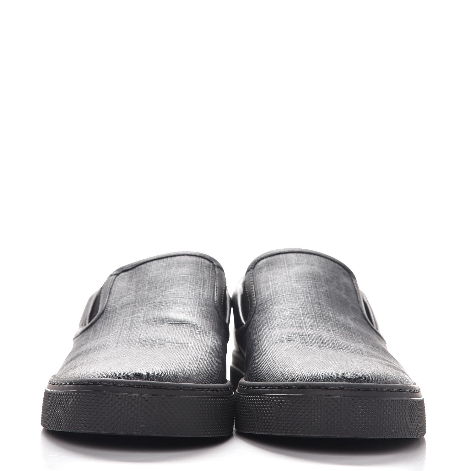 Gucci GG Supreme Monogram Mens Slip On Sneaker 6 Black 2 of 9