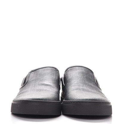 Gucci GG Supreme Monogram Mens Slip On Sneaker 6 Black 2 of 9