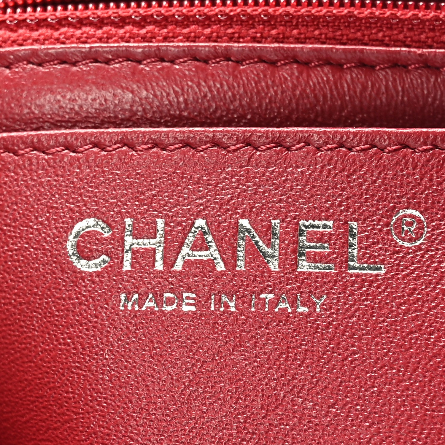 Chanel Caviar Quilted Mini Rectangular Flap Red 6 of 10