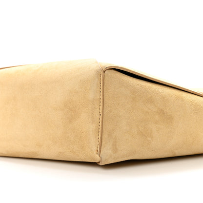 Bottega Veneta Suede Maxi Intrecciato Tote Cane Sugar Tapioca 9 of 9