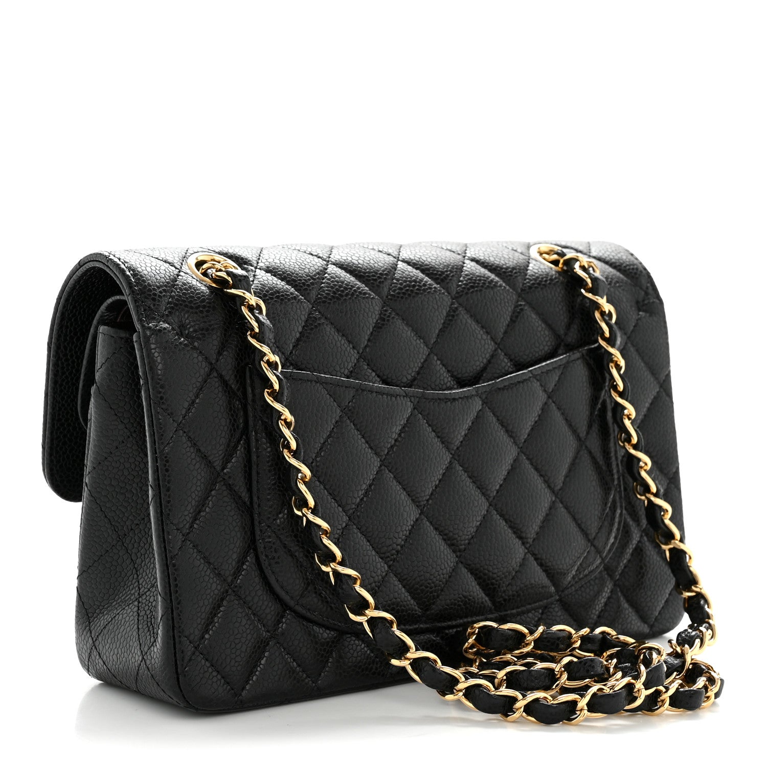 Chanel Caviar Quilted Small Double Flap Black 3 of 12