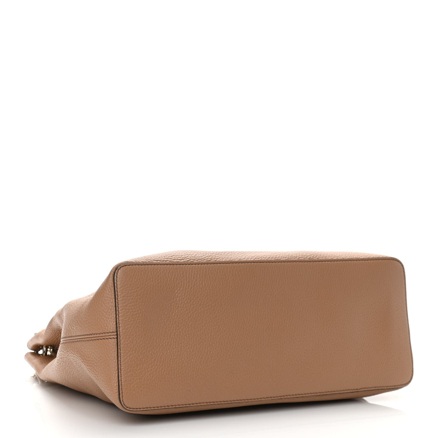 Pebbled Calfskin Large Soho Hobo Camelia