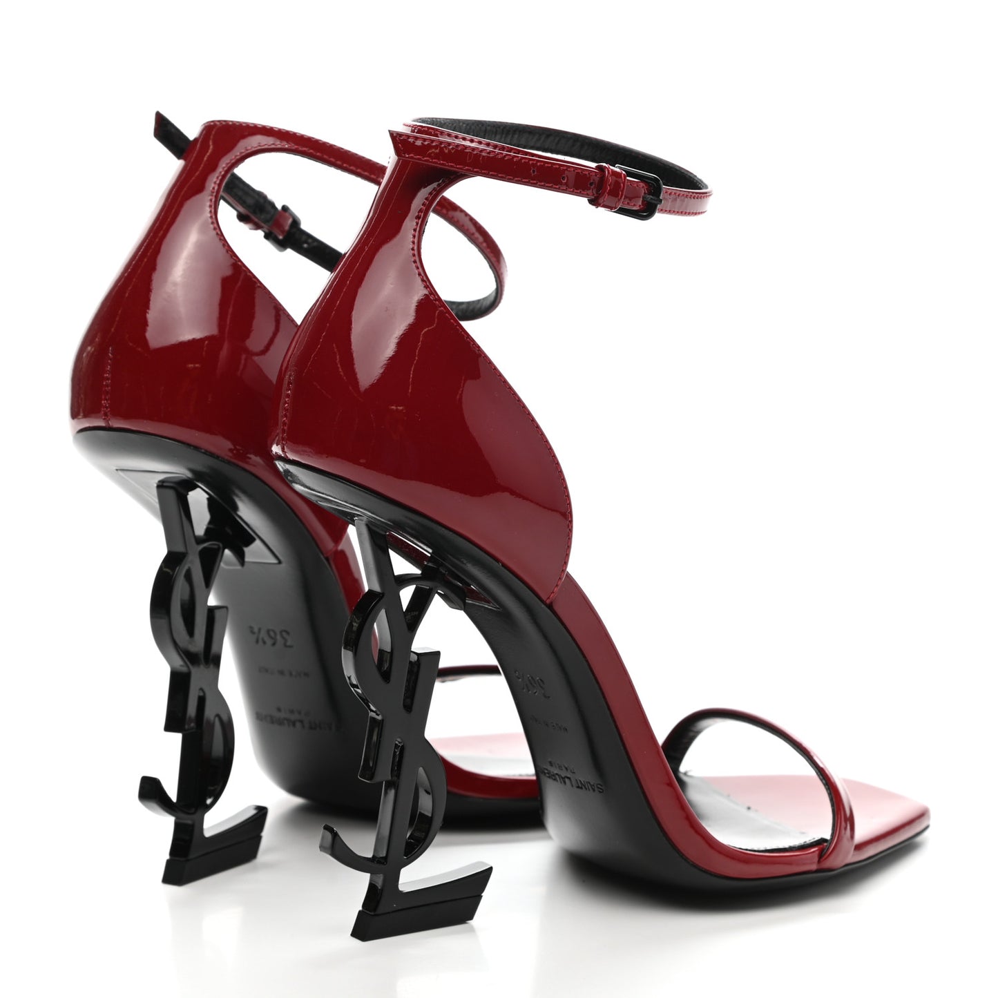 Patent Opyum 110 Sandals 36.5 Hot Red