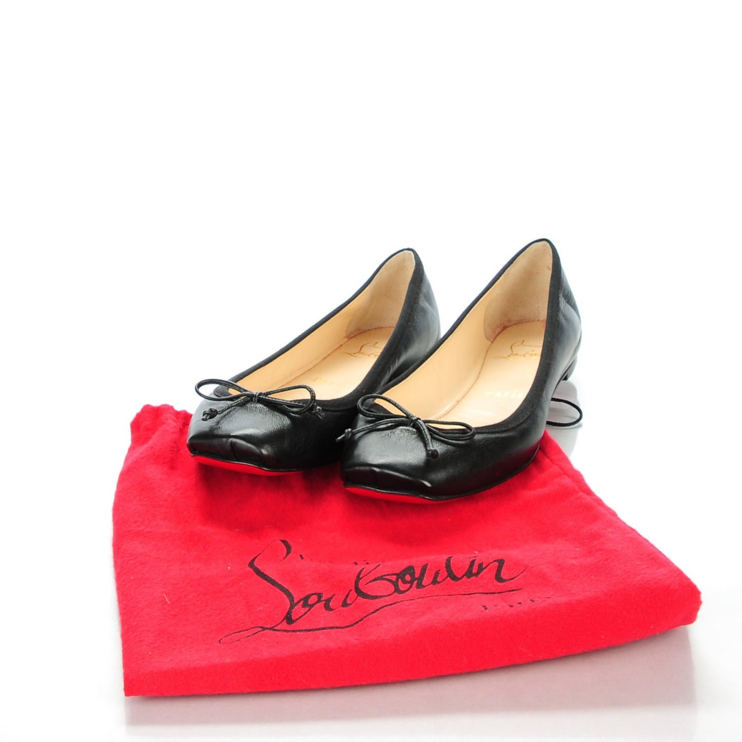 Nappa Rosella Flats 37.5 Black