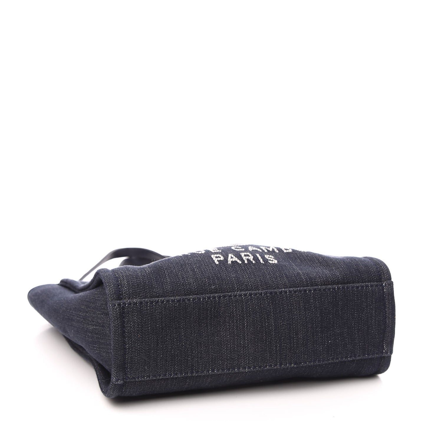 Denim Mini Deauville Tote Dark Blue