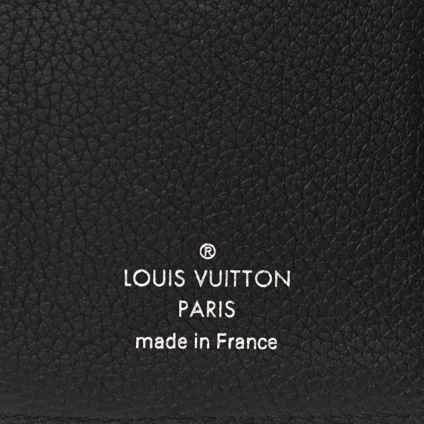 Soft Calfskin My Lockme Compact Wallet Black