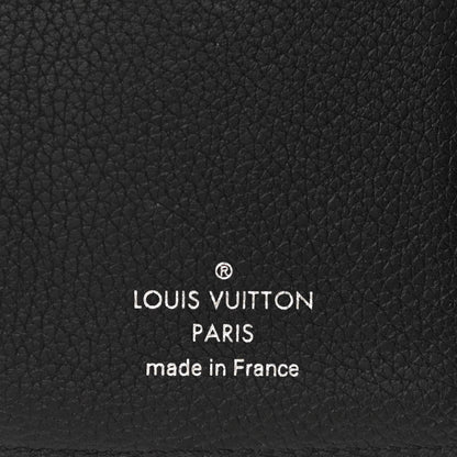 Louis Vuitton Soft Calfskin My Lockme Compact Wallet Black 6 of 10