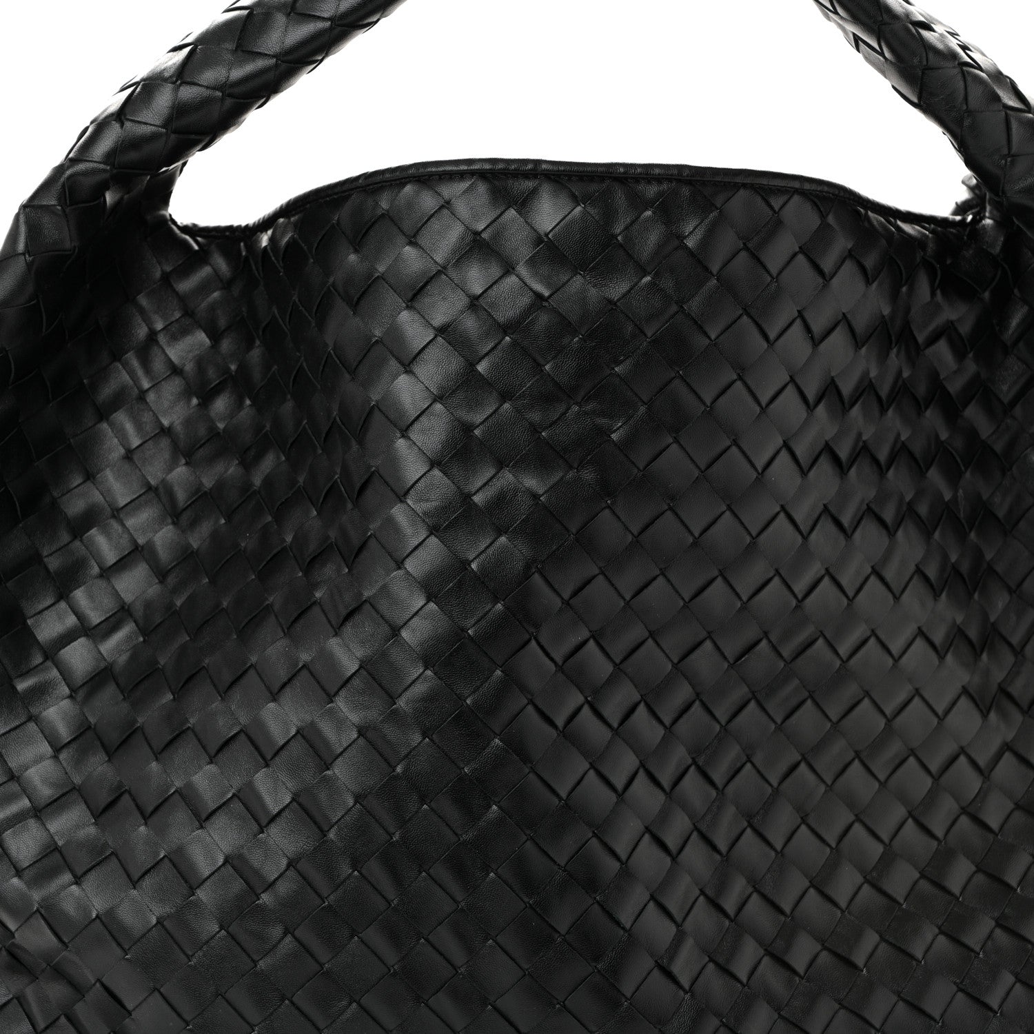 Bottega Veneta Calfskin Intrecciato Large Hop Black 8 of 10
