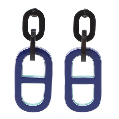 Hermes Buffalo Horn Chaine D'Ancre Earrings Multicolor 1 of 6
