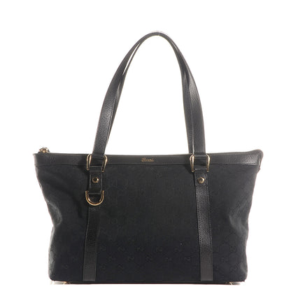 Gucci Monogram Medium Abbey Shoulder Bag Black 1 of 7