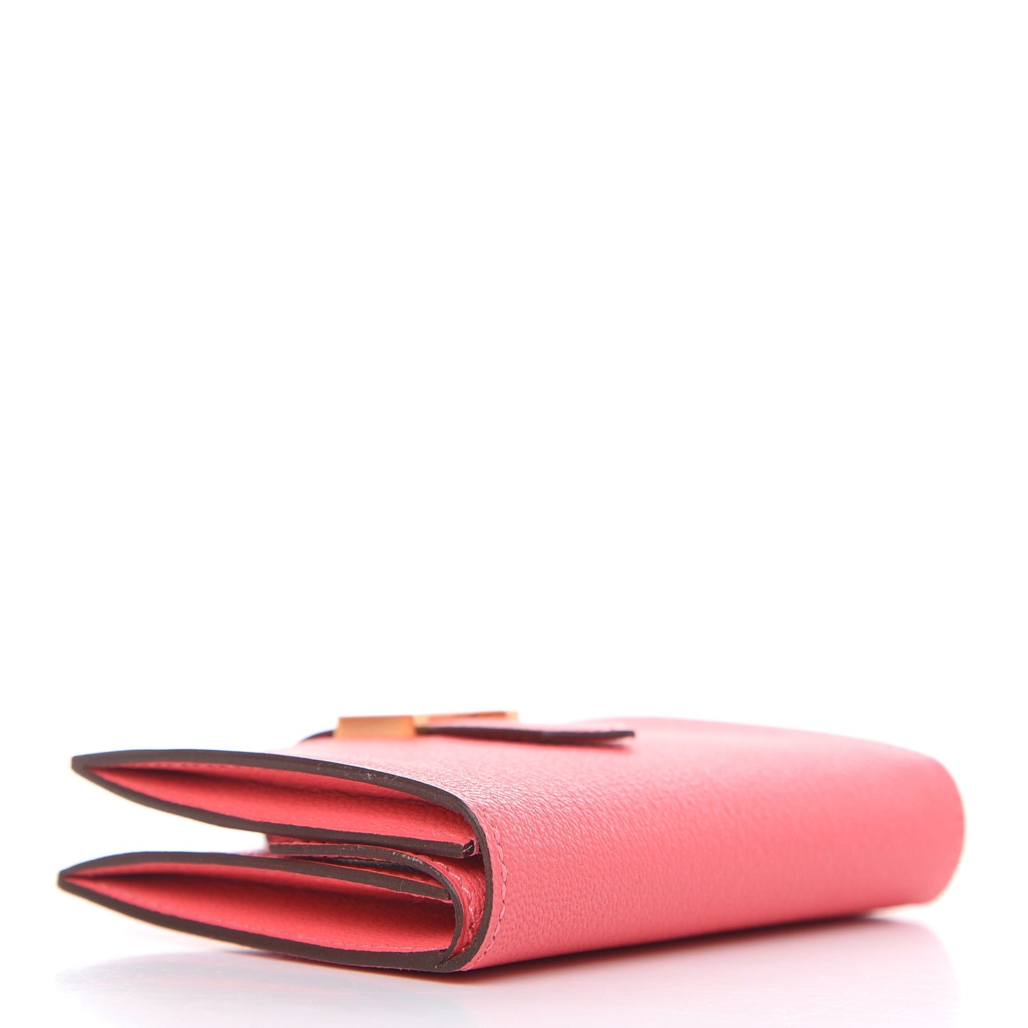 Chevre Mysore Mini Bearn Wallet Rose Lipstick