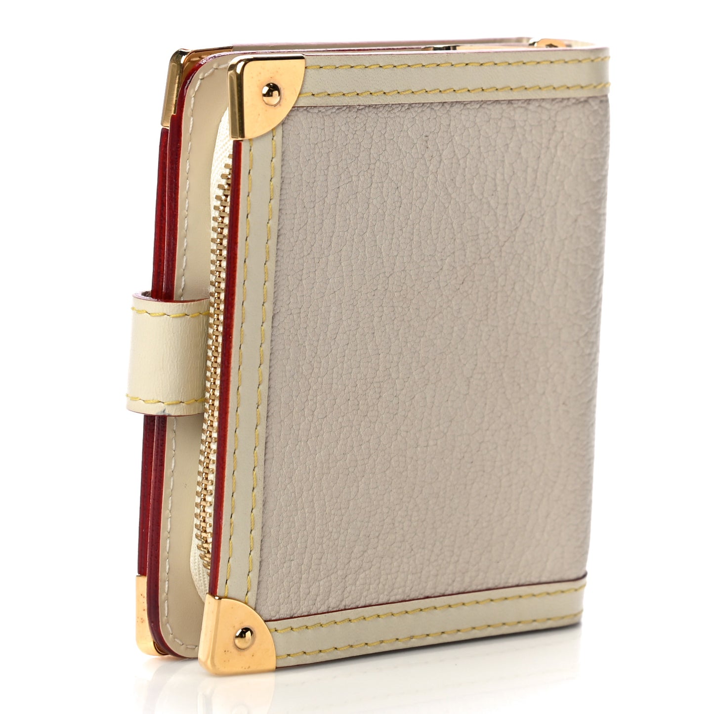Suhali Compact Zipped Wallet White