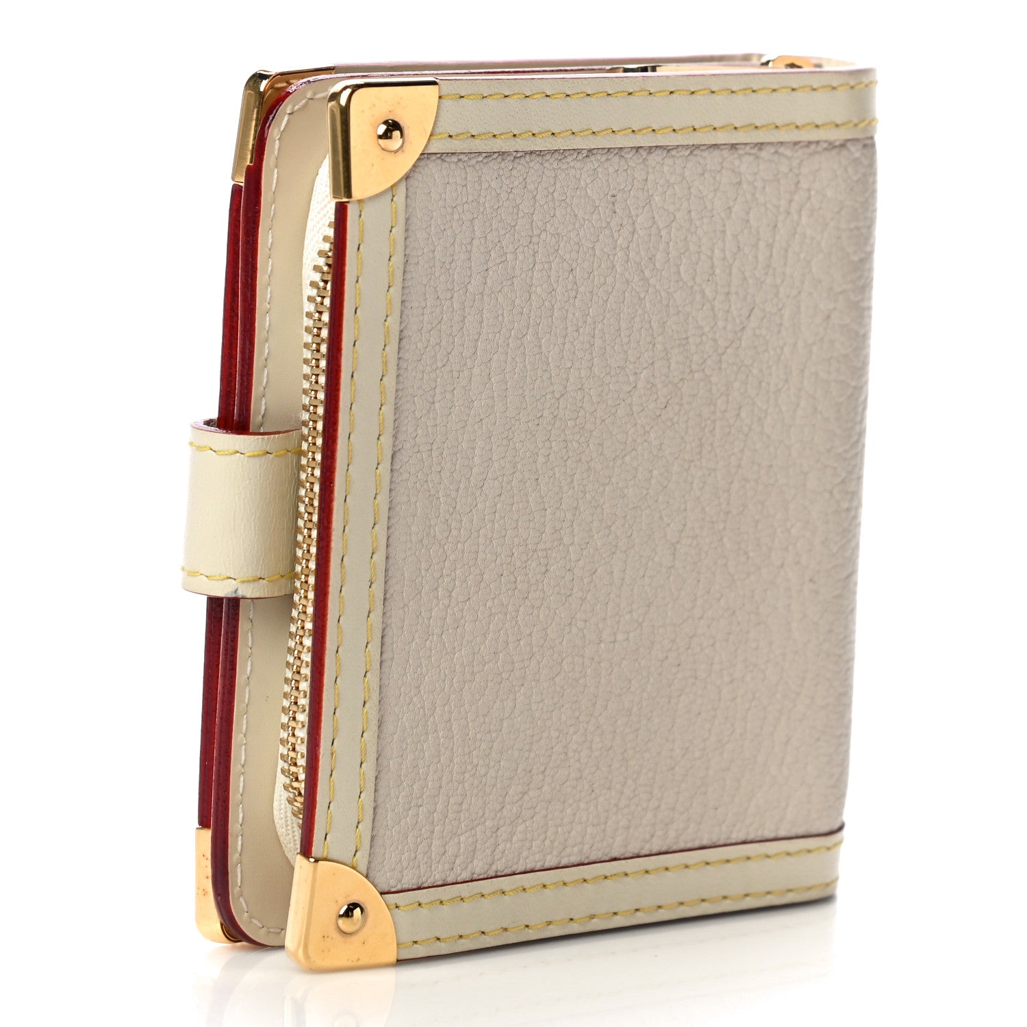 Louis Vuitton Suhali Compact Zipped Wallet White 3 of 16