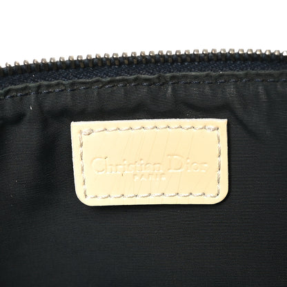 Christian Dior Monogram Mini Saddle Pochette White Blue 6 of 12
