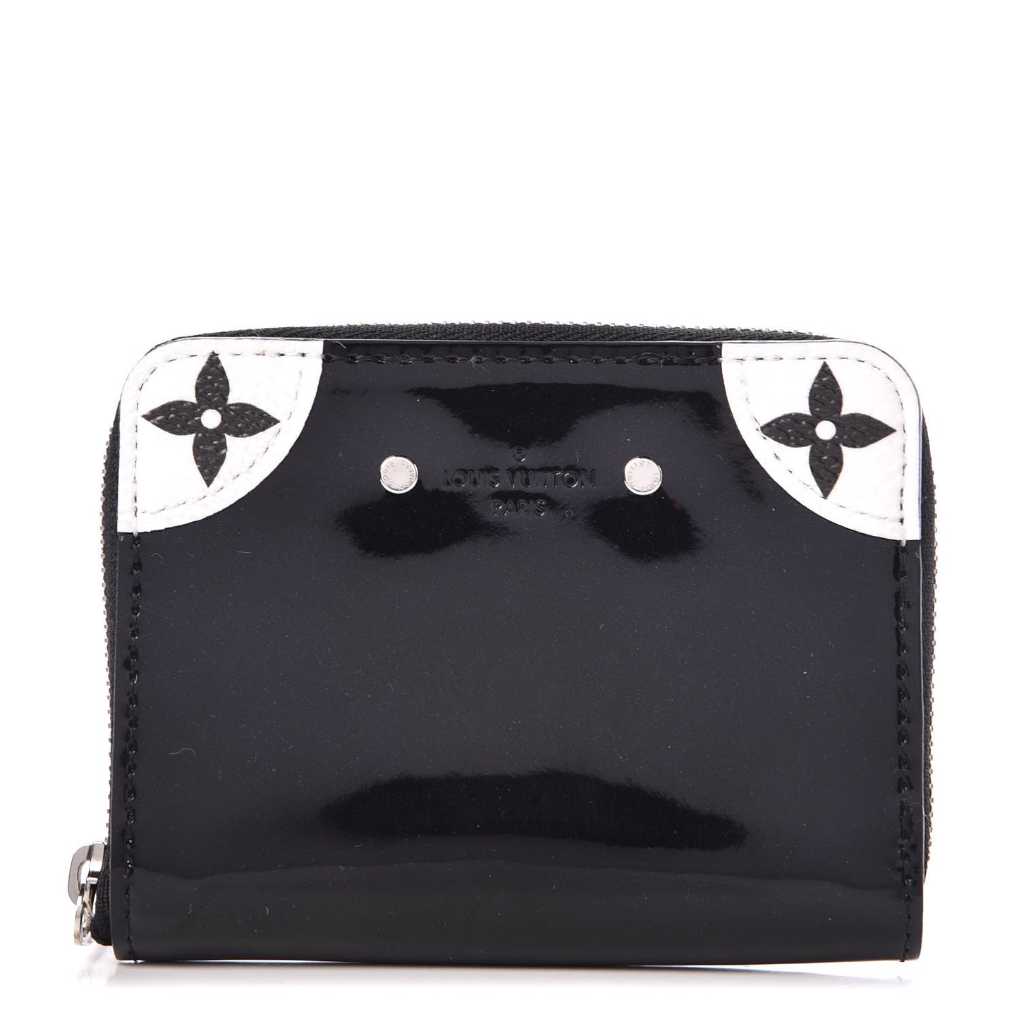 Patent Miroir Venice Zippy Coin Purse Black