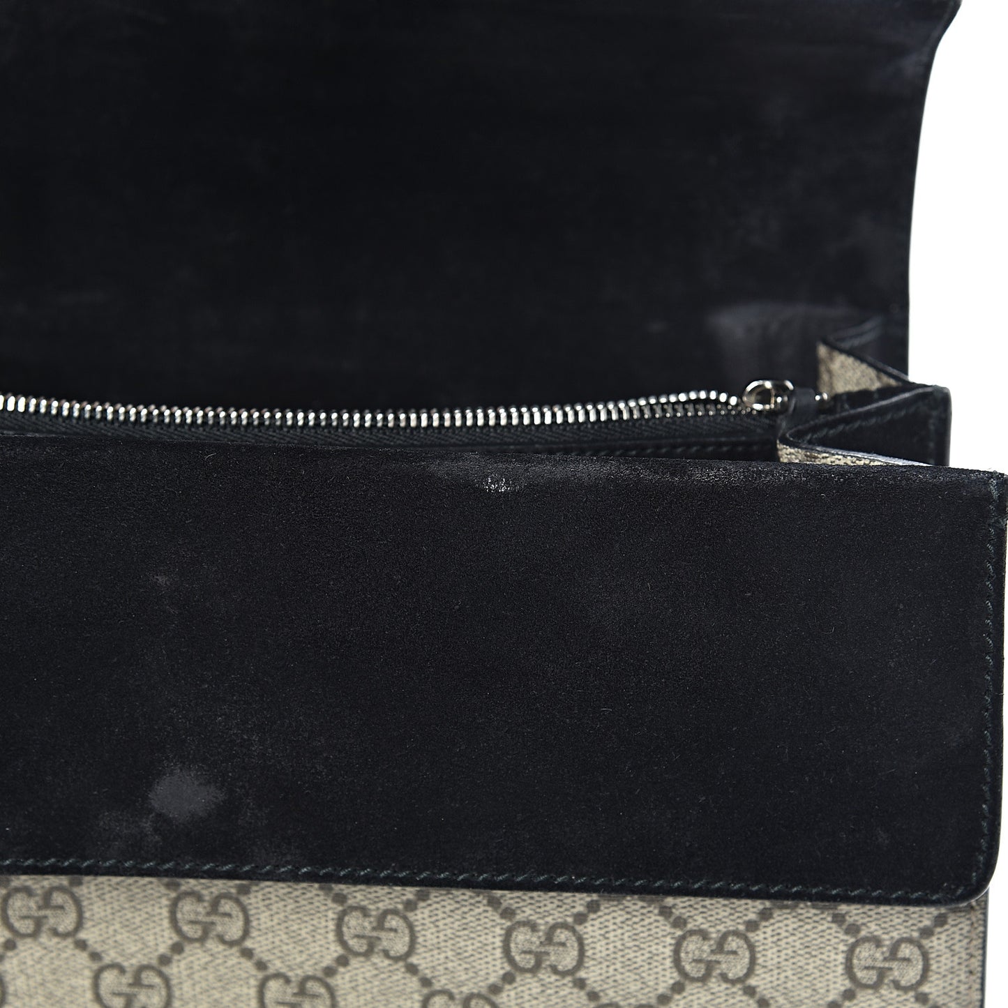 GG Supreme Monogram Small Dionysus Shoulder Bag Black