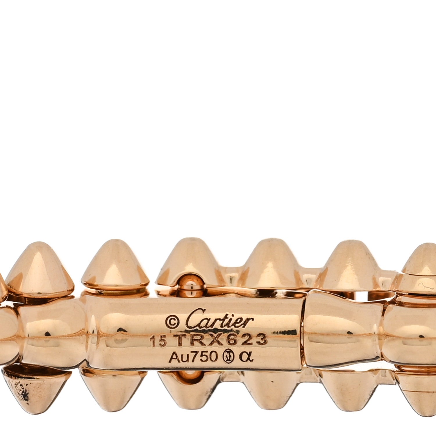 Cartier 18K Pink Gold Small Clash De Cartier Bracelet 15 3 of 4