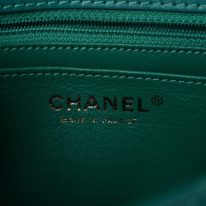 Chanel Aged Calfskin Quilted 2.55 Reissue Mini Flap Green 6 of 10