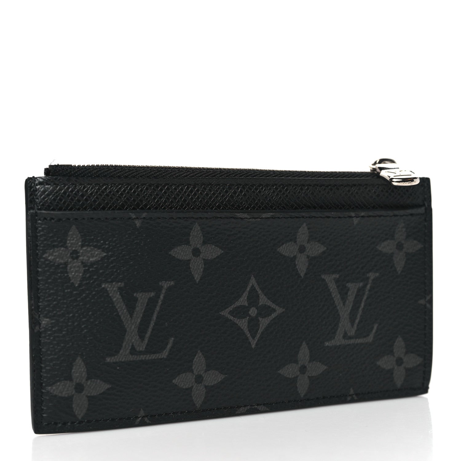 Louis Vuitton Monogram Eclipse Taiga Coin Card Holder 3 of 7