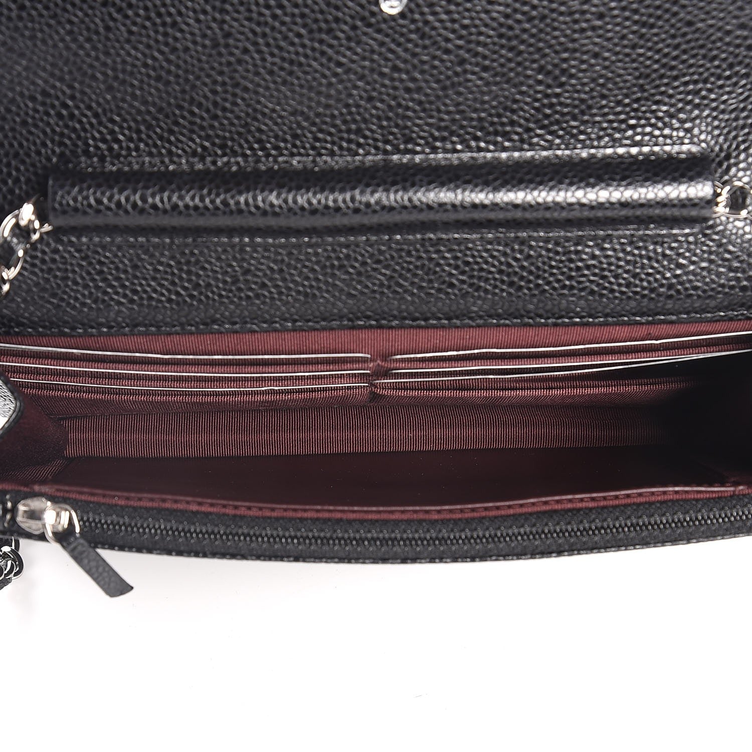 Chanel Caviar Quilted Wallet On Chain WOC Black 5 of 11