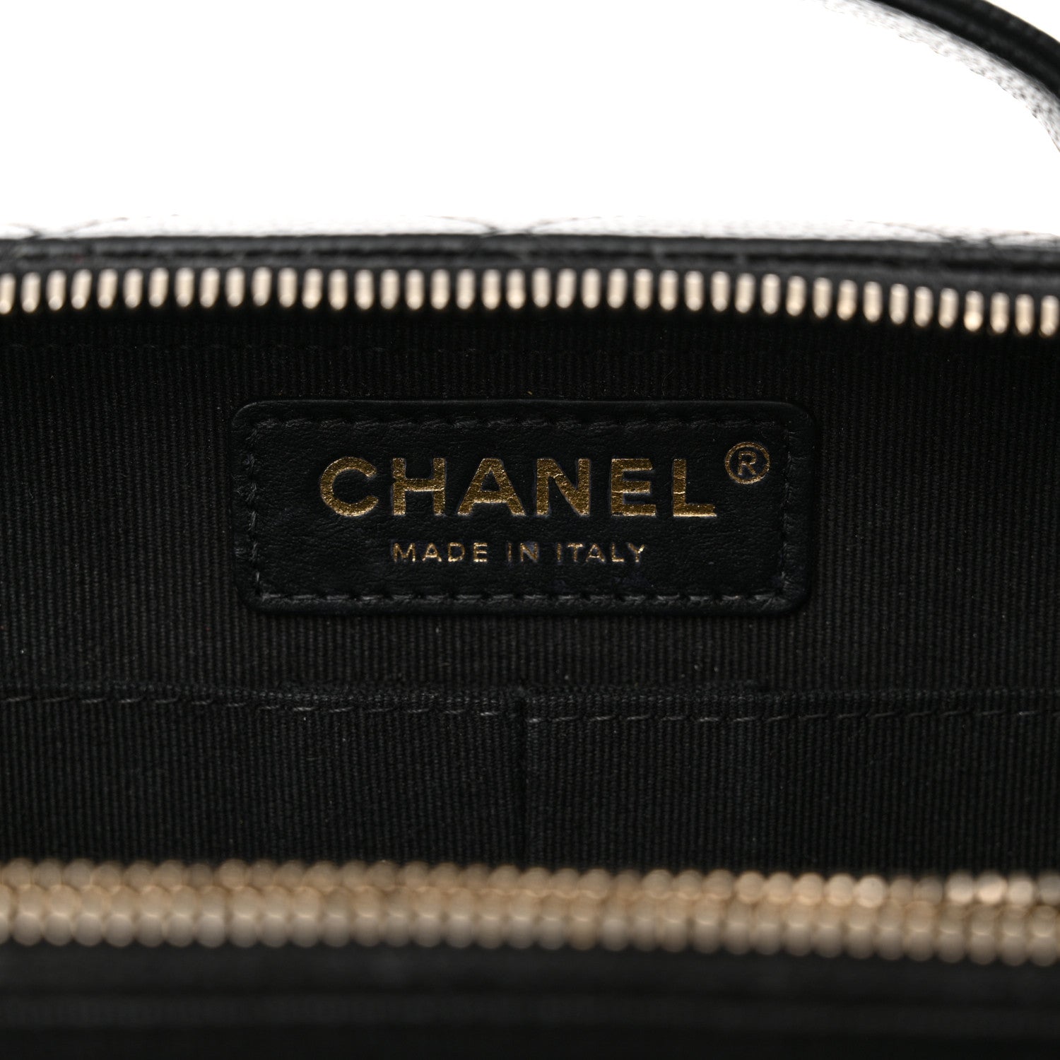 Chanel Caviar Quilted Vanity Case Black 7 of 12