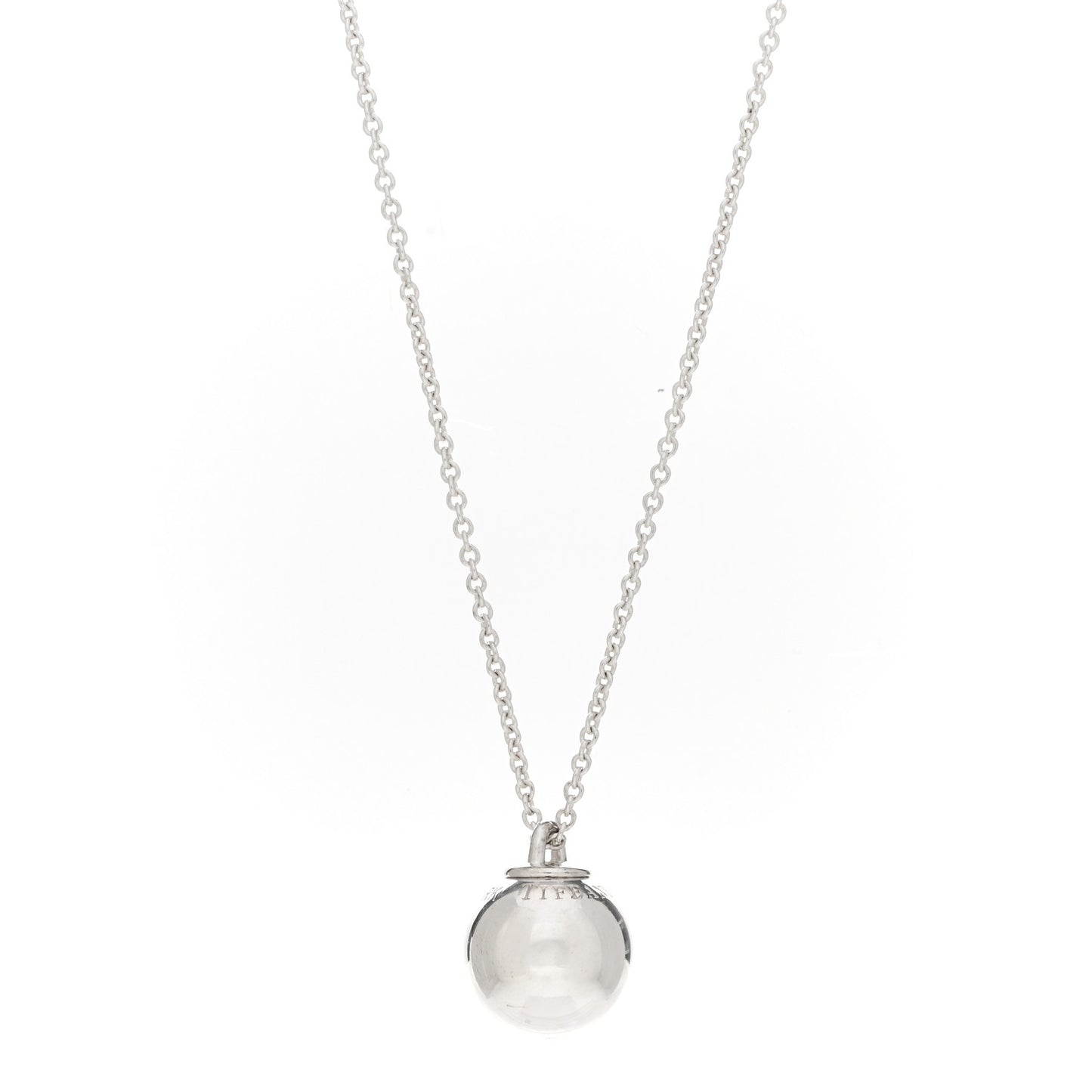 Sterling Silver 12.75mm HardWear Ball Pendant Necklace