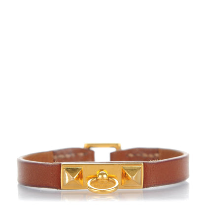 Hermes Barenia Micro Rivale Bracelet XS Fauve 1 of 7